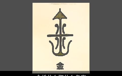 金姓什么取什么名字