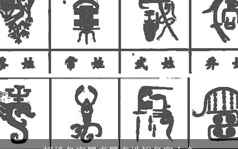 胡姓名字属虎属虎姓胡名字大全