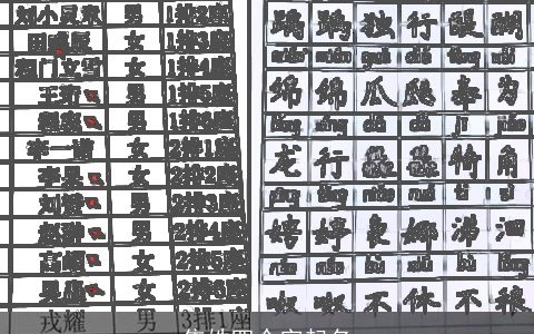 焦姓四个字起名