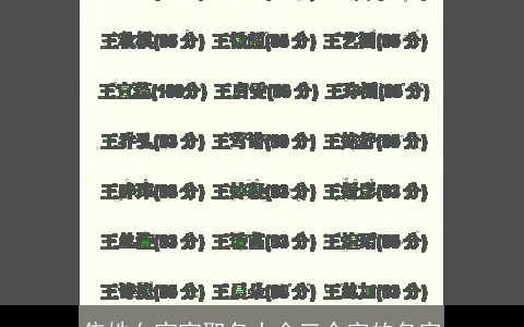 焦姓女宝宝取名大全三个字的名字