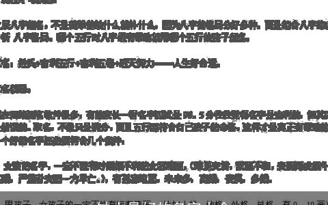 缺水最好的名字大全