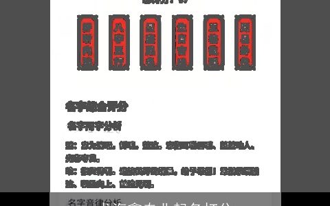 龙海鑫专业起名打分