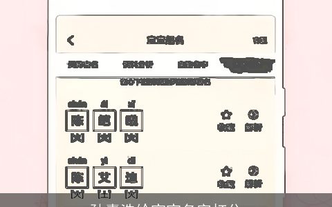 孙嘉浩给宝宝名字打分