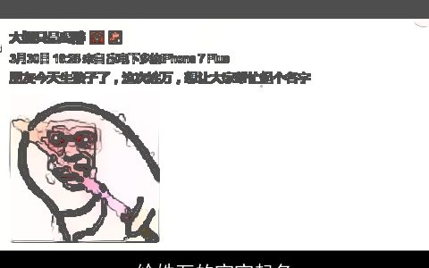 给姓万的宝宝起名