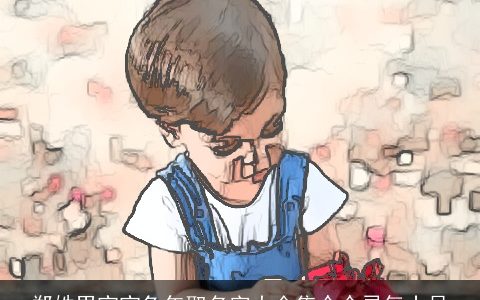 郑姓男宝宝龙年取名字大全集个个灵气十足