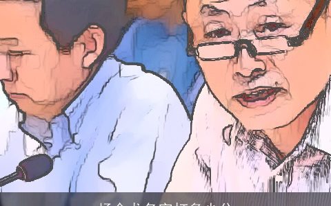 杨金龙名字打多少分