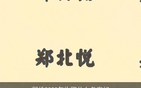 郭姓2023年生取什么名字好