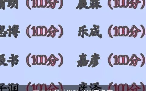 高贵的郑姓男孩子四字名字
