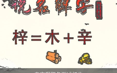 韦宇琛取名测试打分