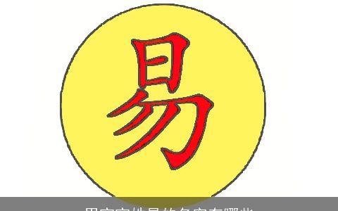 男宝宝姓易的名字有哪些