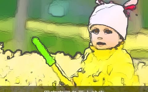 男宝宝取名开心健康