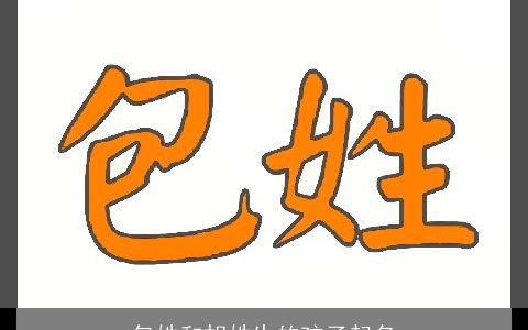 包姓和胡姓生的孩子起名