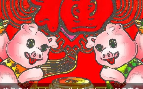 猪年腊月二十六大寒出生女孩五行缺水起名宝典