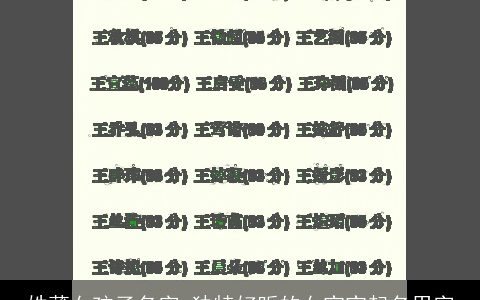 姓薄女孩子名字 独特好听的女宝宝起名用字