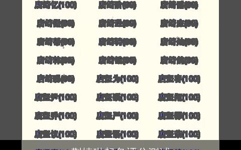 荆婧琳起名评分测试