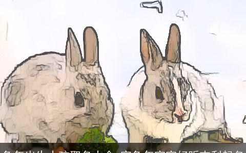 兔年出生小孩取名大全 寅兔年宝宝好听吉利起名