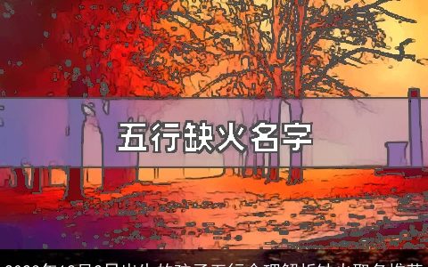 2023年12月2日出生的孩子五行命理解析缺火取名推荐