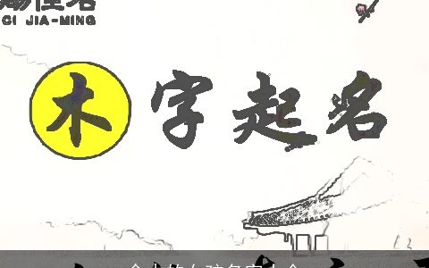 含木的女孩名字大全