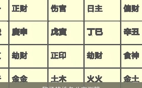 黎子铭姓名八字测算