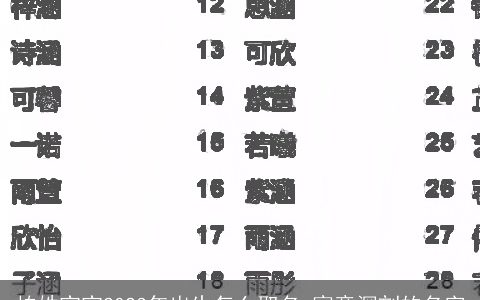 柏姓宝宝2024年出生怎么取名 寓意深刻的名字