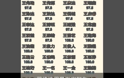 翟倩洁周易测字起名