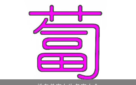 姓白单字女生名字大全