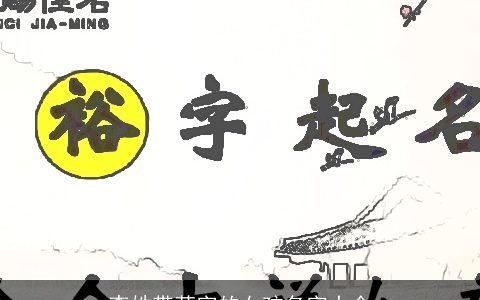 李姓带菀字的女孩名字大全