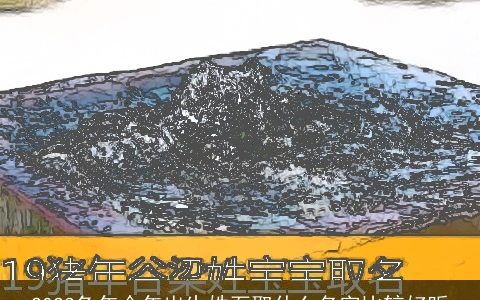 2023兔年今年出生姓石取什么名字比较好听