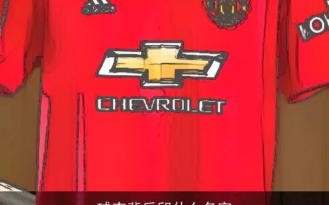 球衣背后印什么名字