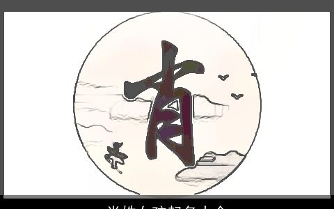 肖姓女孩起名大全