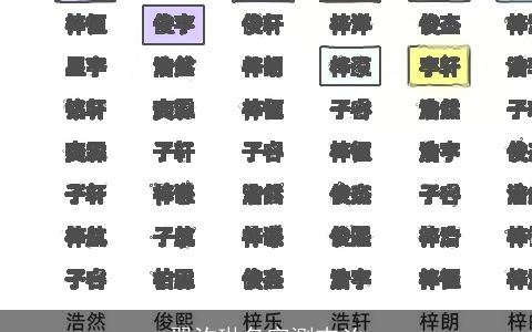 翟汐琳名字测吉凶