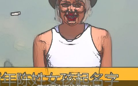 陈姓四个字的名字女孩