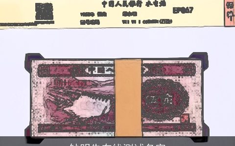 钞明先在线测试名字