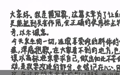 祁赖姐名字打分测试