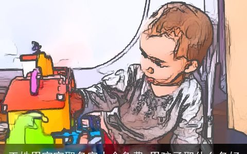 王姓男宝宝取名字大全免费 男孩子取什么名好