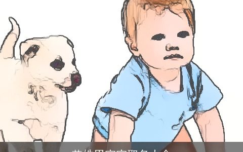 艾姓男宝宝取名大全