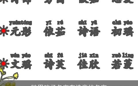 陆男孩子名字有诗意的名字