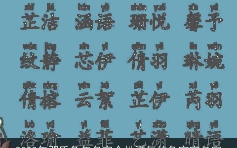 2023年邓氏兔年名字个性洋气的兔宝宝名字