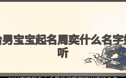 2024宝宝起名大全里的技巧都可以进行参考