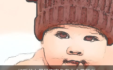 好听的女属鼠宝宝名字大全带释义