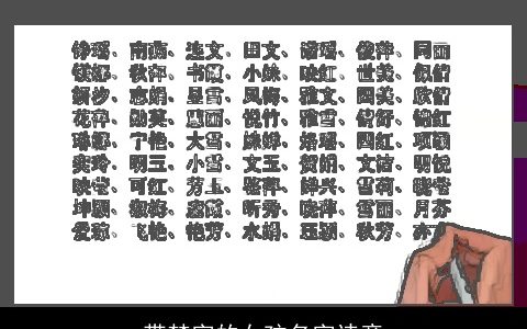 带梦字的女孩名字诗意