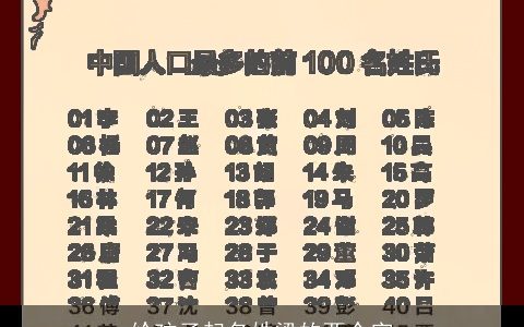 给孩子起名姓梁的两个字