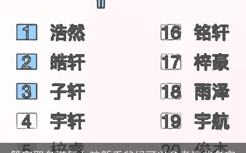 筱字取名洋气女孩新手爸妈可以参考这些名字