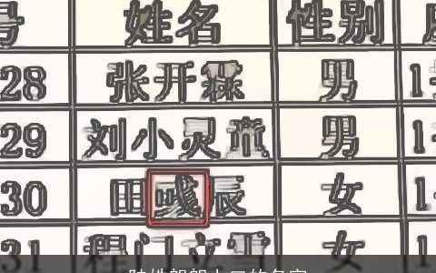 陆姓朗朗上口的名字