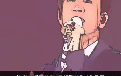 林俊杰好听的歌_最好听的714个名字