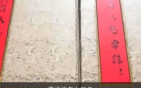 蒋姓该怎么起名