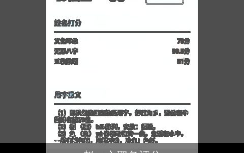 赵一心取名评分