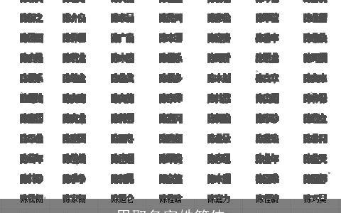 男取名字姓符伟