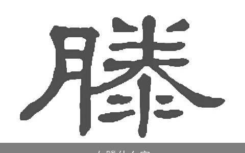 女滕什么字