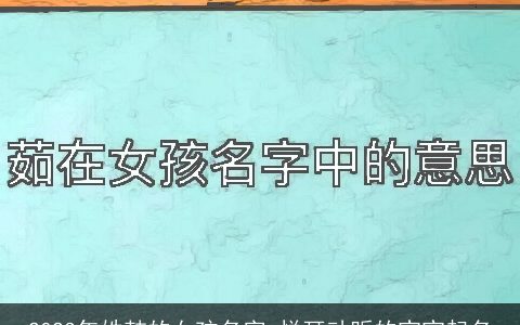 2024年姓韩的女孩名字 悦耳动听的宝宝起名